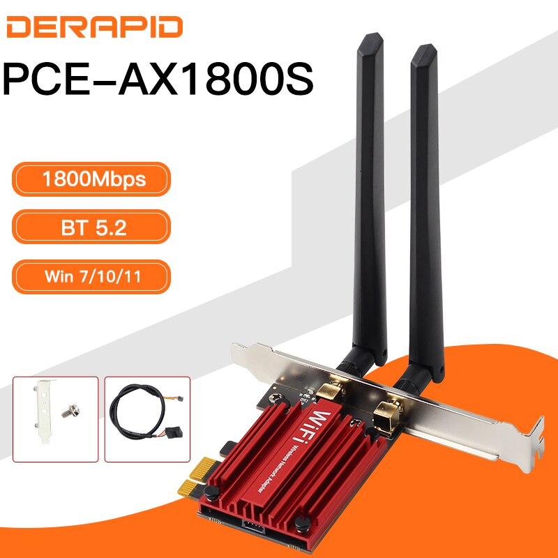  6E   1800Mbps PCI-E 2.4G/5G Ʈũ ..